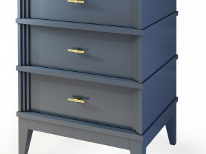 manhattan tvstand nightstand by wonderwood Model 3D