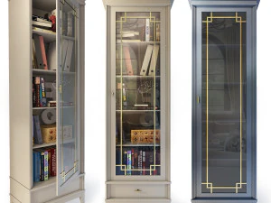 manhattan showcase bookcase by wonderwood 3D Model