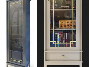 manhattan showcase bookcase by wonderwood 3D Model