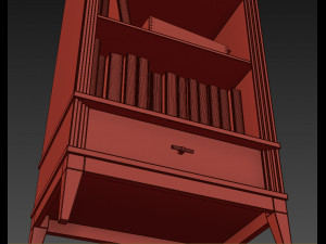manhattan showcase bookcase by wonderwood Modelo 3D