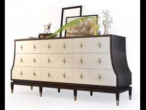sideboard ambella home 3D Model