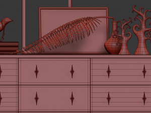 sideboard ambella home Model 3D
