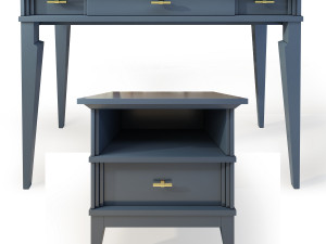 console table and nightstand manhattan by wonderwood 3D Model