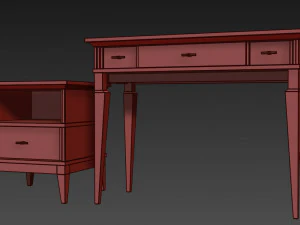 console table and nightstand manhattan by wonderwood 3D Model