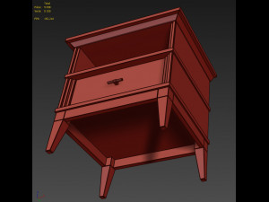 console table and nightstand manhattan by wonderwood 3D Model