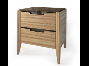 dresser and nightstand anniversary by moletta 3D Model