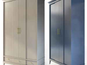 wardrobe two-door manhattan wonderwood 3D Model