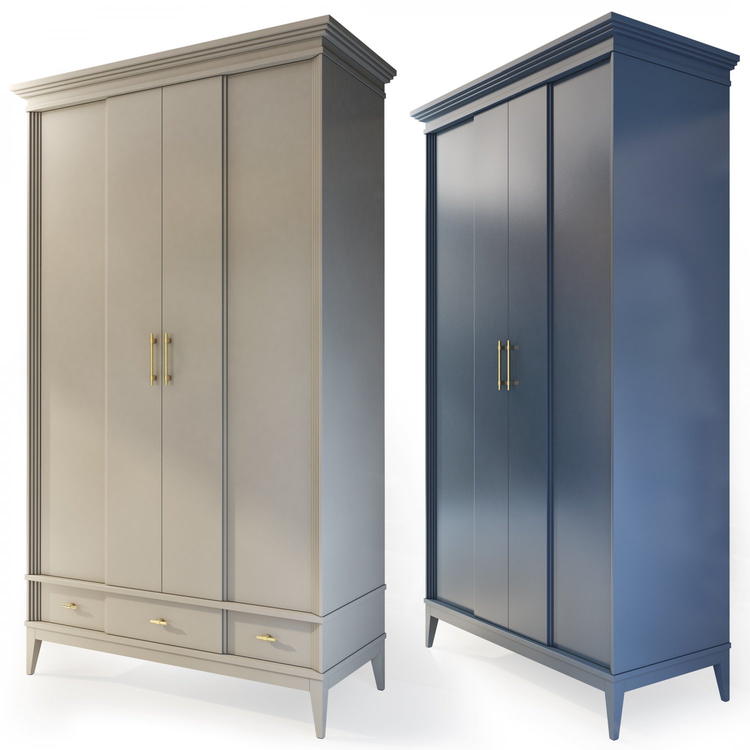 Wardrobe Two Door Manhattan Wonderwood 3d Model In Bedroom 3dexport