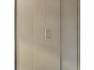 wardrobe two-door manhattan wonderwood Modèle 3D