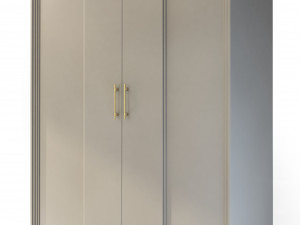 wardrobe two-door manhattan wonderwood Modèle 3D