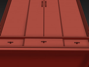 wardrobe two-door manhattan wonderwood Modèle 3D
