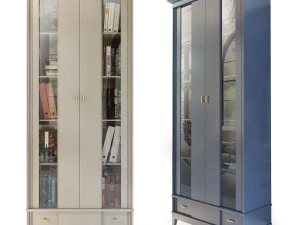 bookcase two-door manhattan by wonderwood 3D Model