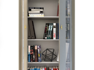 bookcase two-door manhattan by wonderwood 3Dモデル