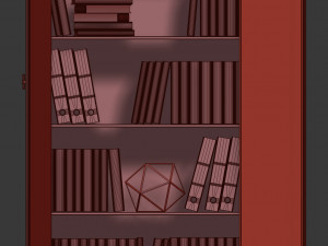 bookcase two-door manhattan by wonderwood 3Dモデル