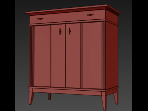 manhattan dresser nightstand by wonderwood Model 3D