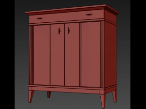 manhattan dresser nightstand by wonderwood 3D Model