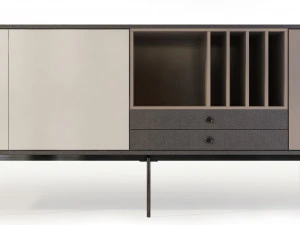 aura tv stand sideboard by treku 3D Model