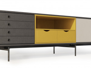 aura tv stand sideboard by treku Model 3D