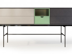 aura tv stand sideboard by treku Model 3D