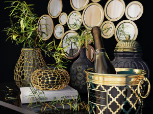 decor set ice bucket 3D Model