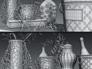 decor set ice bucket 3D Модель