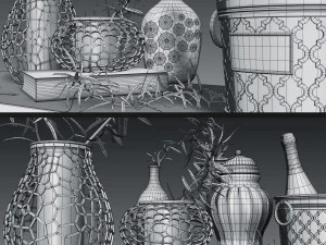 decor set ice bucket 3D Model