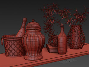 decor set ice bucket 3D Модель