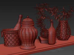decor set ice bucket 3D Model
