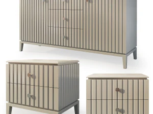 тумбочка Miller от Icon Design 3D Модель