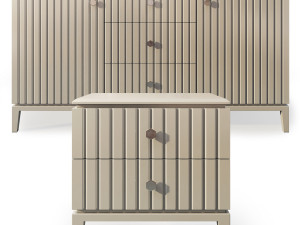 miller sideboard nightstand by icon design Model 3D