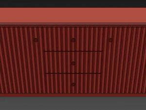 miller sideboard nightstand by icon design 3D Model