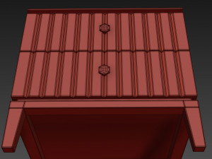 miller sideboard nightstand by icon design Model 3D