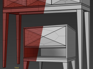 nightstand dresser cosmo Modello 3D