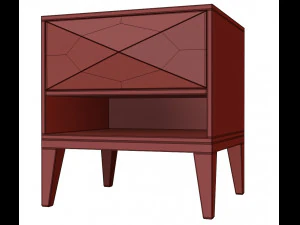 nightstand dresser cosmo 3D Model