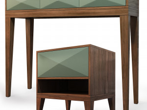 nightstand dresser cosmo 3D Model