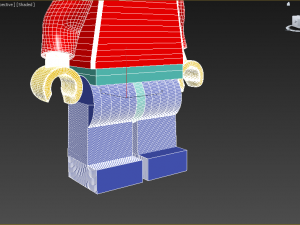lego man 3D मॉडल