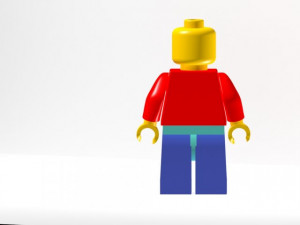 lego man 3D मॉडल