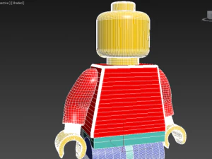 लेगो आदमी 3D मॉडल
