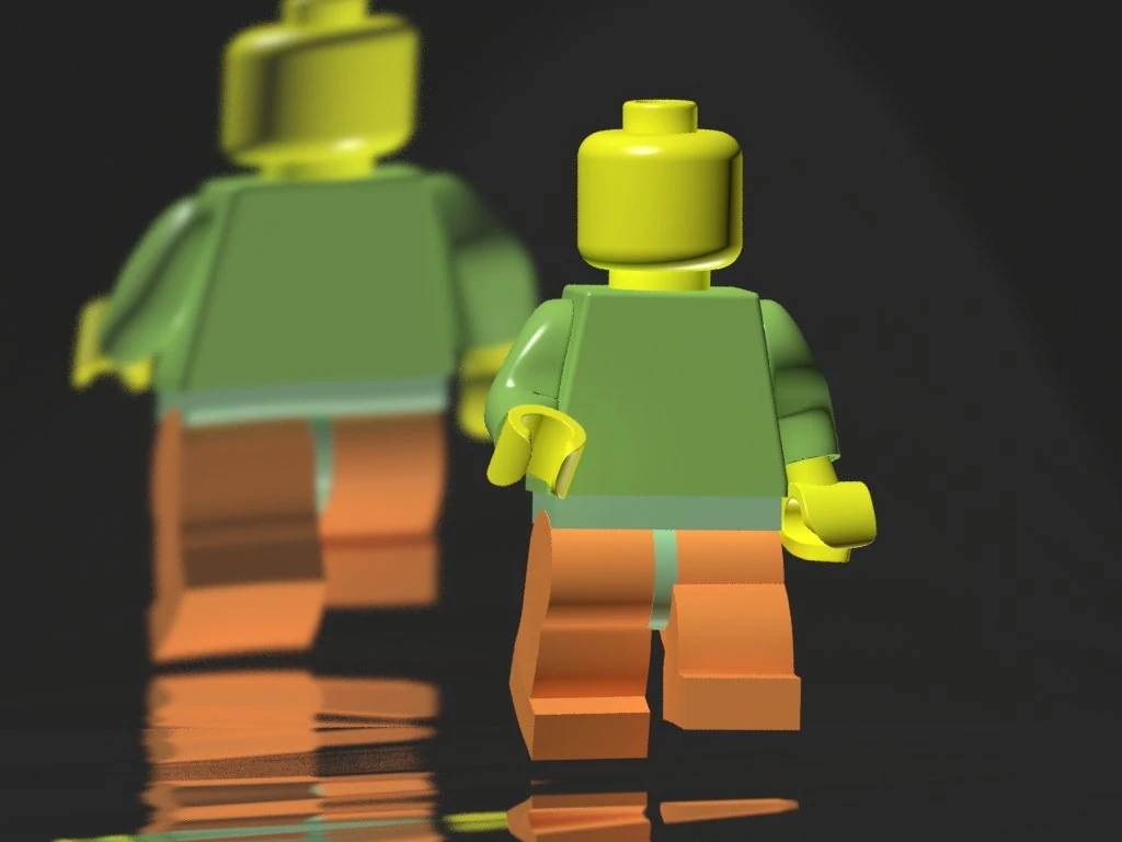 lego man animated and rigging 3D Model .c4d .max .obj .3ds .fbx .stl .blend 