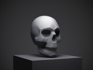 skull 3D प्रिंट मॉडल