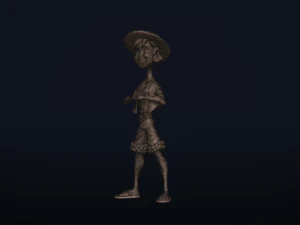 straw hat luffy - onepiece - 3d print model 3D Print Model