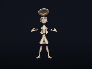 straw hat luffy - onepiece - 3d print model Modelo de Impressão 3D