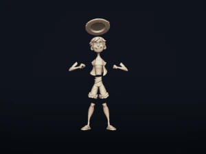 straw hat luffy - onepiece - 3d print model 3D Print Model