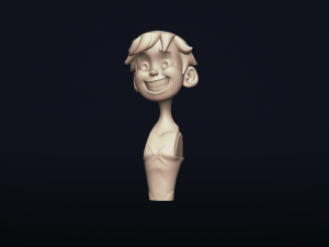 straw hat luffy - onepiece - 3d print model Modelo de Impressão 3D