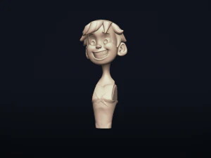 straw hat luffy - onepiece - 3d print model 3D Print Model