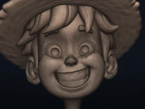 straw hat luffy - onepiece - 3d print model 3D Print Model