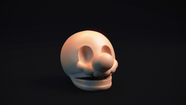 super mario skull 3d printable model Modelo de Impressão 3D .c4d .max .obj .3ds .fbx .stl .blend 