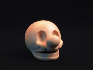super mario skull 3d printable model 3D Print Model