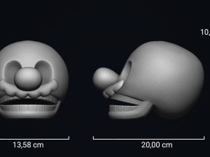 super mario skull 3d printable model Modelo de Impressão 3D