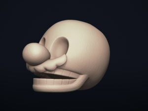 super mario skull 3d printable model Modelo de Impressão 3D